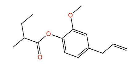 4-Allyl-2-methoxyphenyl 2-methylbutanoate